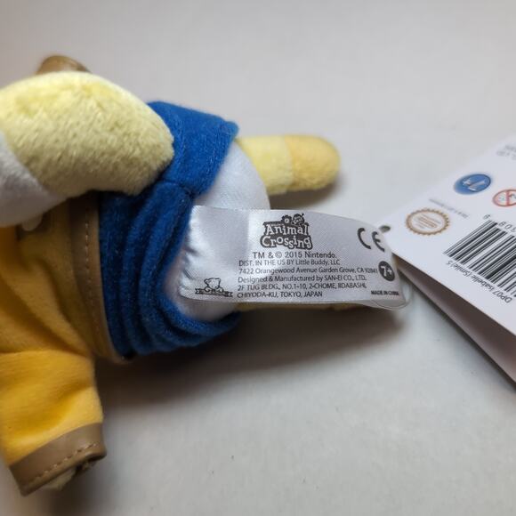 Animal Crossing Little Buddy Smiling Isabelle Plush w/ Tag Nintendo 2015 8" - Picture 6 of 10